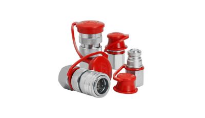 UHP double shut-off quick release couplings; spill-free FLAT FACE