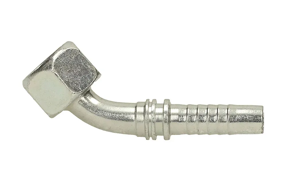 Hydraulická koncovka DKOR 45°, typ ZBW320, uhlíková oceľ