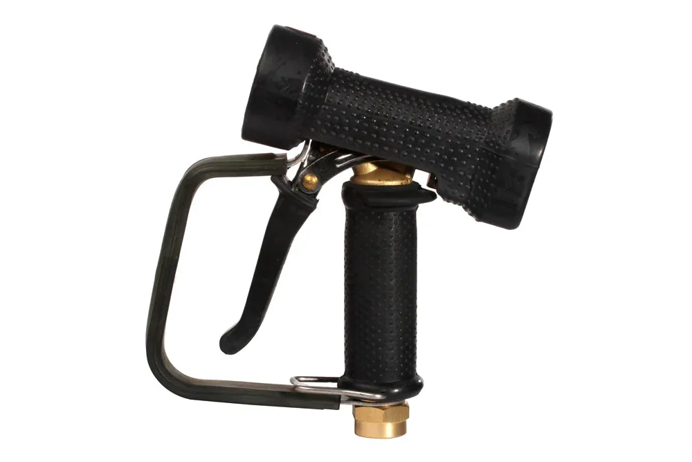 Pištoľ na vodu s ochranným oblúkom spúšte, mosadz, AKBO HEAVY DUTY BIG FLOW, čierna