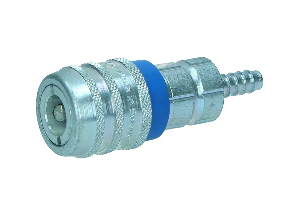 Zásuvka pneumatickej rýchlospojky DN 7,6 s koncovkou na hadicu, uhlíková oceľ, CEJN 320 VS