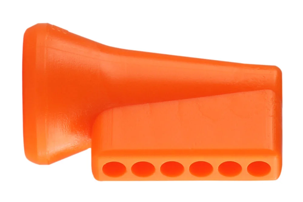 Plochá dýza 90° s otvormi na chladiacu kvapalinu, systém 1/4", LOC-LINE®