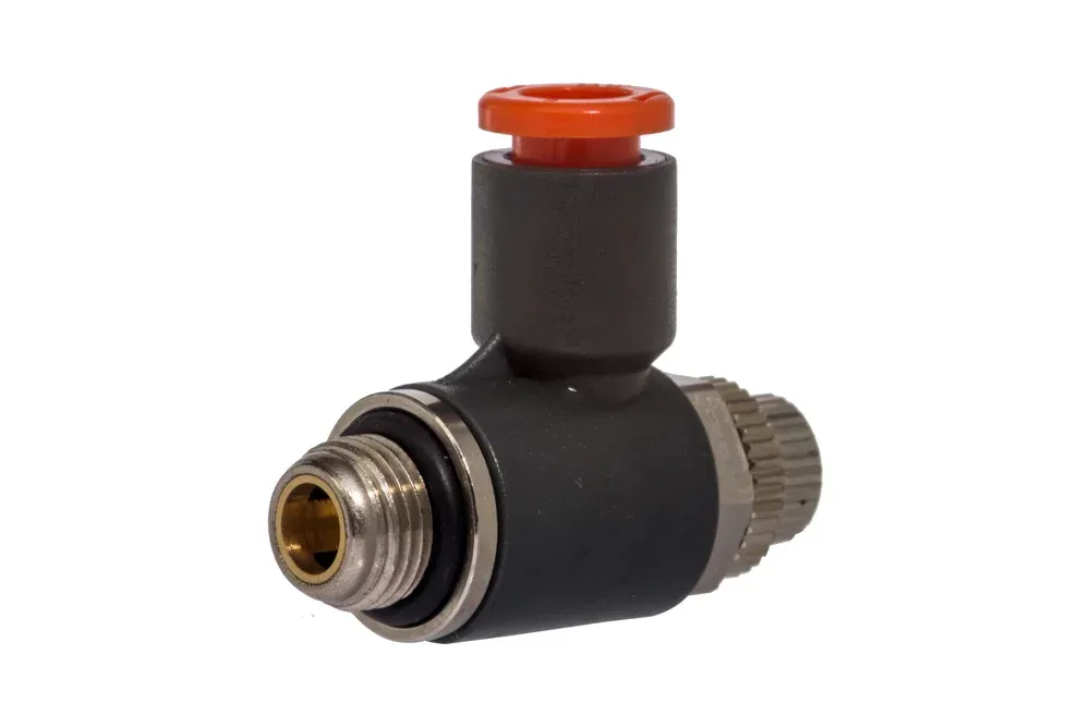 Pneumatický škrtiaci ventil z plastu MRF NTB, séria COMPACT N