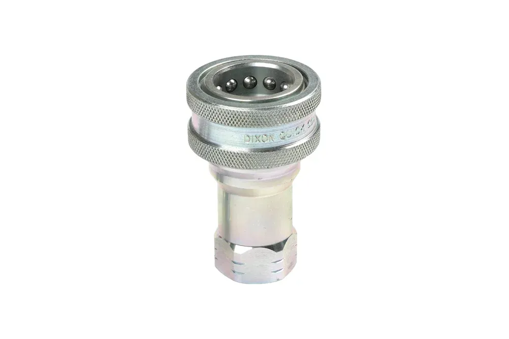 Rýchlospojka s vnútorným závitom (3/16" ÷ 1"), s ventilom, pozinkovaná oceľ, PERFECTING