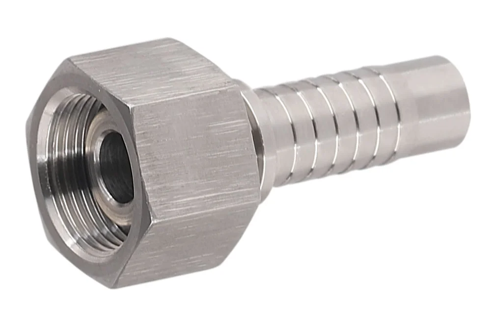 Hydraulická koncovka DKL, typ ZMW111, ľahká séria, oceľ AISI 316L