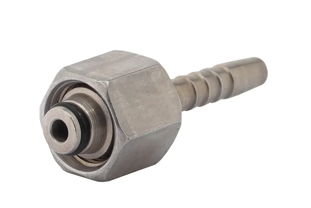 Hydraulická koncovka DKOS, typ ZMW122, ťažká séria, uhlíková oceľ, zinok-nikel