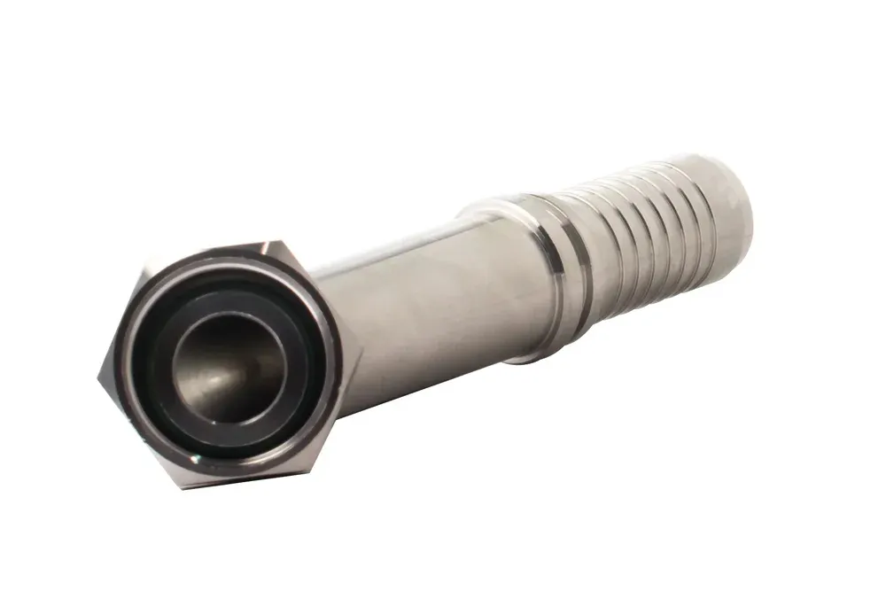 Hydraulická koncovka DKOL 45°, typ ZMW321, ľahká séria, oceľ AISI 316L