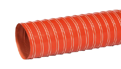 SILICONE 2 - ľahká, veľmi ohybná a pružná hadica určená na odsávanie horúcich pár, dymov, plynov, ofukovanie a odvádzanie chladiaceho vzduchu